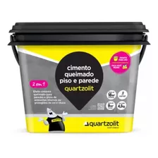 Cimento Queimado Piso E Parede Quartzolit 4,5kg Cores