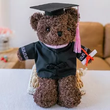 Urso De Pelúcia De Pelúcia De Formatura Da Turma De 2023 Em