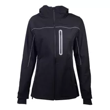 Campera Softshell Dama Negra Termica Impermeable Mujer Nieve