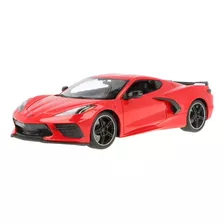 Auto Escala 1/18 Chevrolet Corvette Rojo