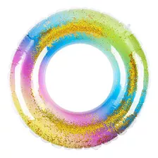 Boia Degradê Arco-íris Com Glitter 55 Cm