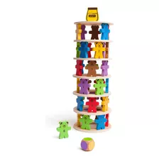 Juego Torre De Osos Que Caen De Madera Bigjigs Toys 33025