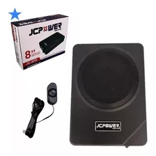 Subwoofer Amplificado Jc Power Jc-8ps 8 Pulgadas Car Audio Color Negro