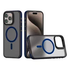 Funda Para iPhone Con Magsafe Contornos De Colores Uso Rudo