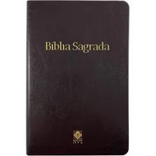 Bíblia Sagrada Slim | Nvt | Letra Normal | Capa Marrom