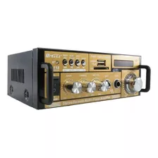 Amplificador Bt118 Bluetooth Usb Sd Fm Karaoke 2 Canais 110v