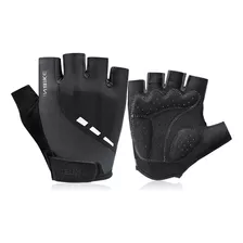 Guantes De Ciclismo Marca Inbike Negros Acolchado Gomaespuma