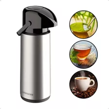 Garrafa Térmica Unitermi Inox Verona 1,8l Pressão Chá/café