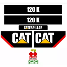  Kit De Adesivo Para Moto Niveladora Caterpillar 120 K