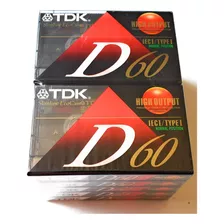 Tdk D6060minuto Cinta De Audio (10unidades)