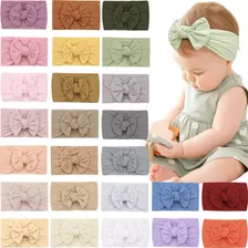 Kangaroo Diademas De 25 Colores Para Bebe, 4 Pulgadas, Lazos