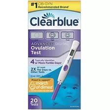 Clearblue Advanced Digital Ovulation Predictor Kit Presentan