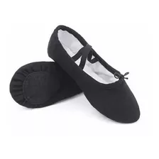 Zapatillas De Media Punta Lona Y Gamuza Para Ballet Dama