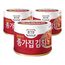 Kit 3 Kimchi Acelga Condimentada Apimentada Jongga 160g