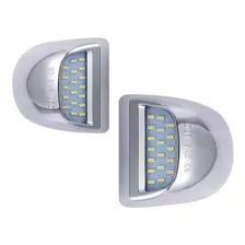 Moforkit - Luz Led Para Matrícula, Lente Cromada, Color Blan