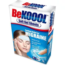 Be Koool Soft Gel P/ Enxaqueca Migraine Adesivos Em Gel