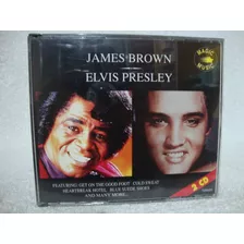 Cd Duplo Original James Brown ¨& Elvis Presley- Importado