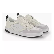 Zapatilla Basket Cupsole Low Crema Hombre Calvin Klein