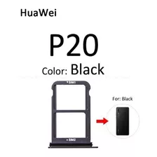 Bandeja Porta Sim Bandeja Chip Huawei P20 Negro