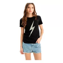 Remera Bolt Lifestyle Mujer Mc Light Negro-gris Cli