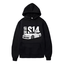 Moletom Com Capuz Anime Initial Drift Jdm Pullover