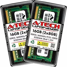 Memoria Ram Para Portátil A-tech 16gb Ddr3l 1600mhz