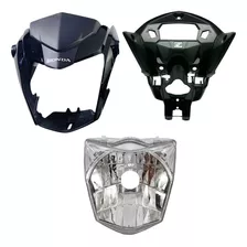 Frontal Banainha Farol E Aranha Titan 160 Preta