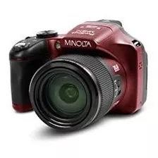 Cámara Digital Minolta Pro Shot 20 Fhd 1080p 16gb Sd -rojo