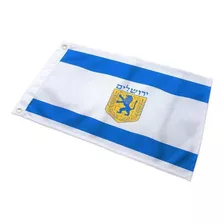Bandeira De Jerusalém Oficial - 90 X 150 Cm