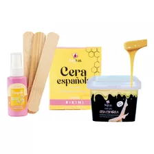 Kit Cera Española Baykini Tarro 250gr + Locion + 250gr Cera