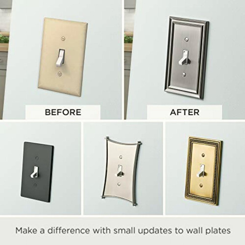 Architectural Single Toggle Switch Wall Plate/switch Foto 5
