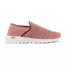 Zapatilla Pancha Elastizada Athix Eazy Flexy Mujer Liviana 