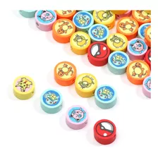 Fimo Pokemon Pikachu Surtido 40pz Pulseras Bisuteria 