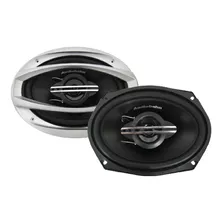 Juego De Bocinas 6x9 3 Vías Audio Bahn Spark 900 Watts Color Negro