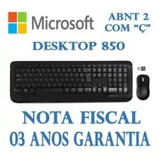 Wireless Desktop 850 Microsoft - Kit Teclado Mouse Sem Fio