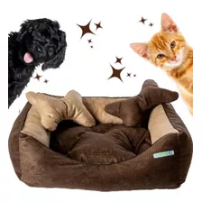 Caminha Pra Shitzu Cama Pra Cachorro P 50x50 Kit Caes E Gato Cor Marrom