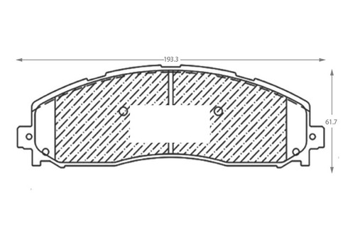 Pastilla De Freno Trasera Ford F-350  7.3 2001 Foto 3