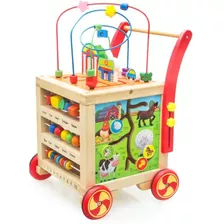 Carro Montessori Caja De Almacenaje, Estimulación Temprana