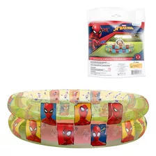 Piscina Inflável Redonda Etitoys Homem-aranha 75cmx22cm 70l