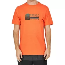 Camiseta Hurley Silk Spectro Mescla Vermelho