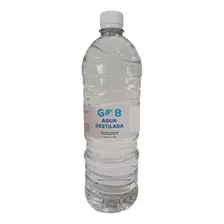 Agua Destilada - Desmineralizada - Gob - 1 Litro Neto