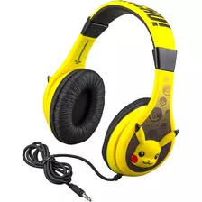 Auriculares Banda Heade De Pokémon Pikachu Para Niños