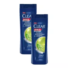 Kit 2 Clear Men Anticaspa Controle E Alivio Da Coceira 200ml