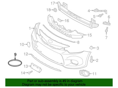 Genuine Emblem Front Hood For 11-20 Kia Cadenza Forte Op Ddf Foto 3