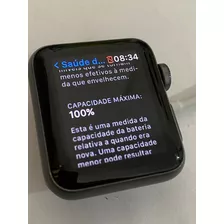 Apple Watch 3 38mm Cinza Bateria 100% Vitrine Garantia Preto