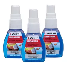 Limpa Viseira - Capacetes Viseira Oculos 30ml - 3uni Wurth