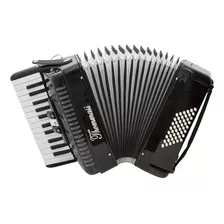 Acordeon 48 Baixos 26 Teclas Ta 4803 Preto Thommasi Cor Cinza-escuro