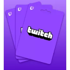 Tarjeta Gift Card Twitch Streaming 2023 Disponible.