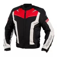 Campera Moto Fourstroke Warrior Wp Cordura Protecciones