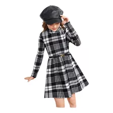 Shein Vestido Infantil De Cuadros